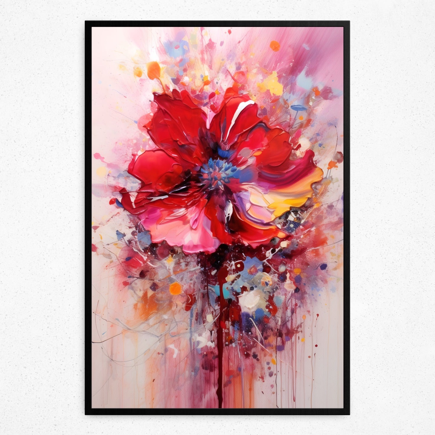 Scarlet Blossom (Framed Poster)